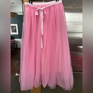 J. Crew Women’s Pink Layered Skirt - new with tags